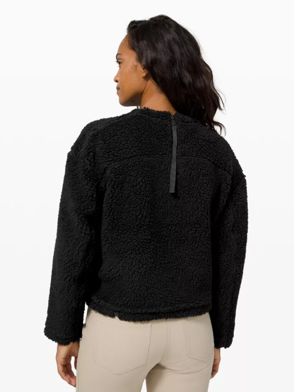 Lululemon Wool Whenever Crew In Black - Picture 3 of 6